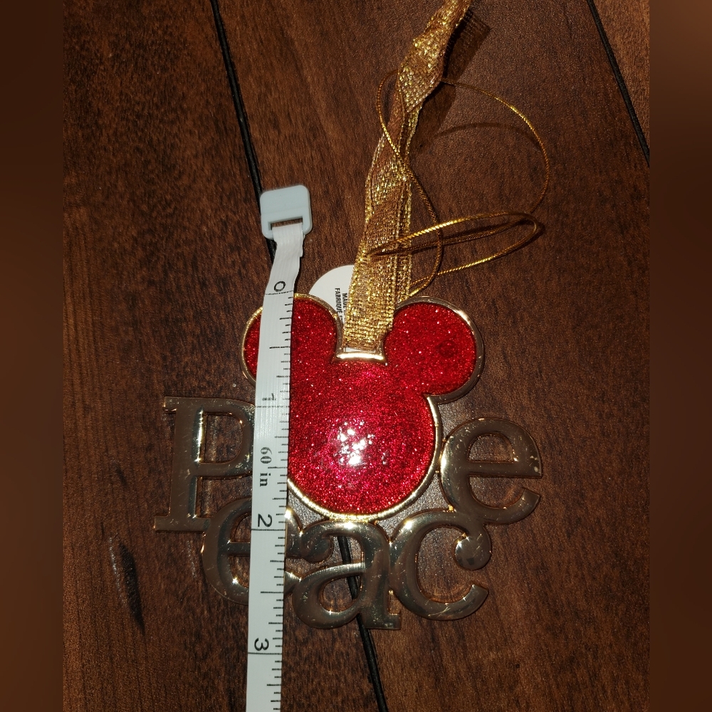 Disney Mickey Peace Ornament - Picture 5 of 5